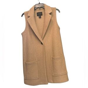 Tahari Women's Tan Vest